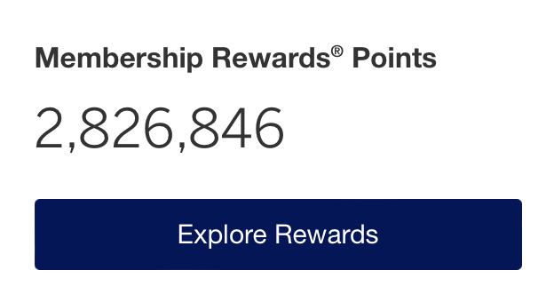 AMEX rewards